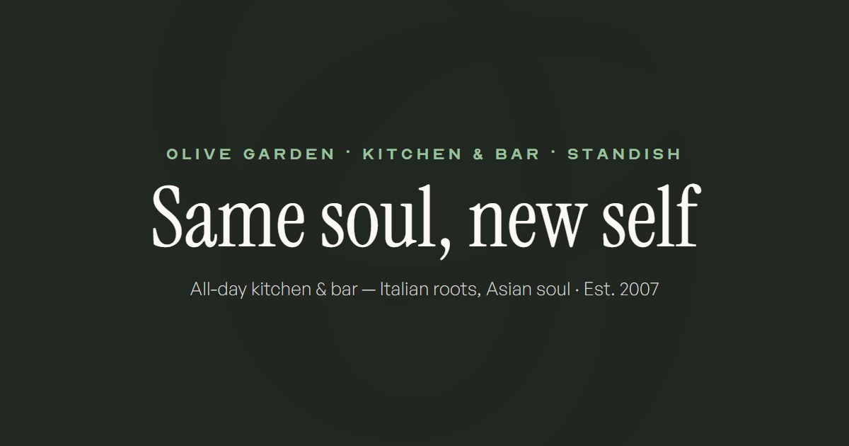 Olive Garden Kitchen & Bar in Wigan